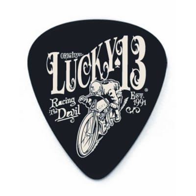 Dunlop L18R060 Lucky 13 Vintage Speed Tortex .60mm Guitar Picks (36-Pack)