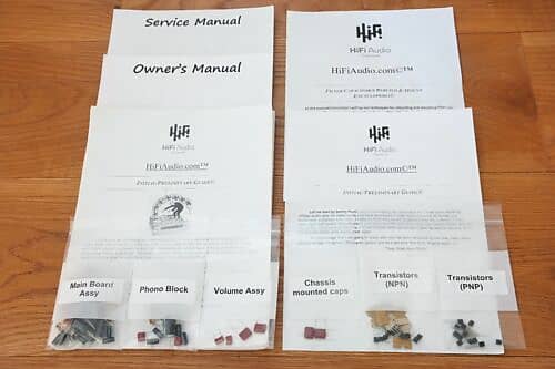 Crown Amcron IC-150A restoration kit filter capacitor repair rebuild fix  			