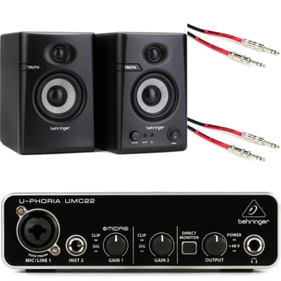 Behringer U-Phoria UMC204HD Audiophile 2x4 USB Audio/MIDI