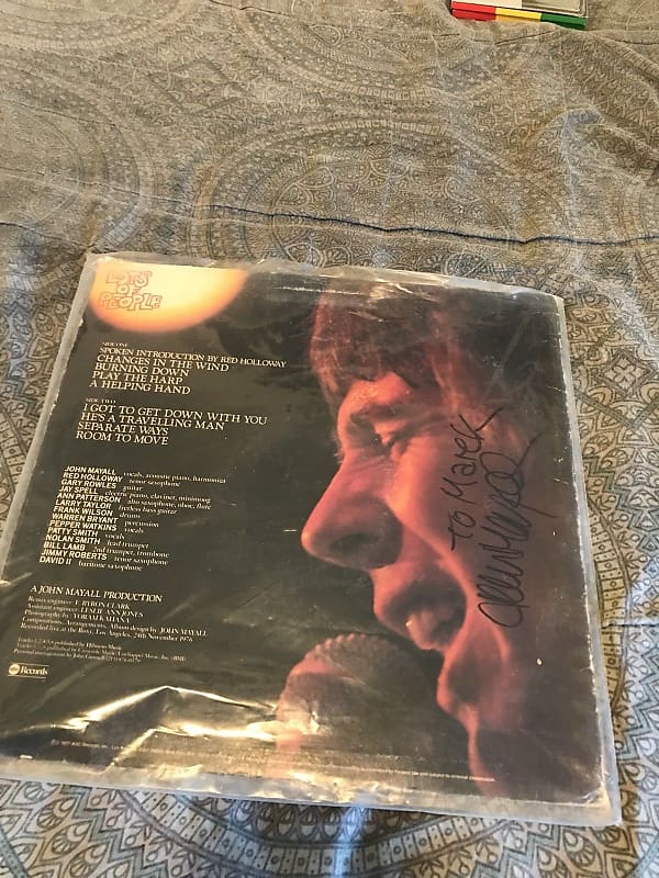 john mayall lots of people AUTHENTIC signed LP in person Reverb