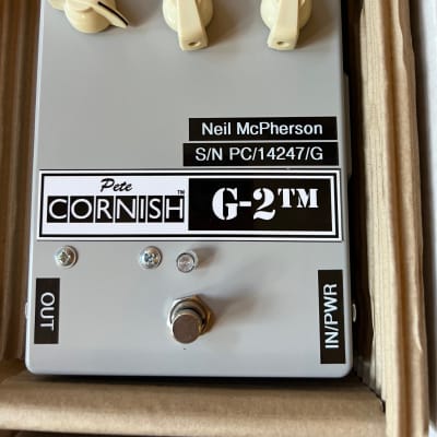 Pete Cornish G - 2 Distortion 2015 Grey | Reverb
