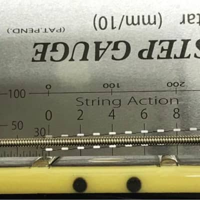 HOSCO Step Gauge for Guitar/Bass, Precise Multi Measurement Tool Stainless Steel image 4