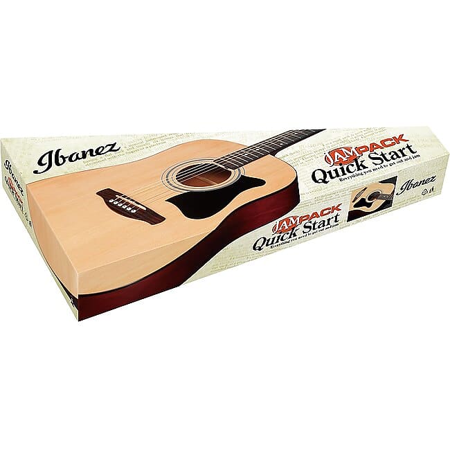 Ibanez IBANEZ V50NJP-OVS Acoustic Jam Pack Akustik-Gitarren-Starterset, open pore sunburst image 1