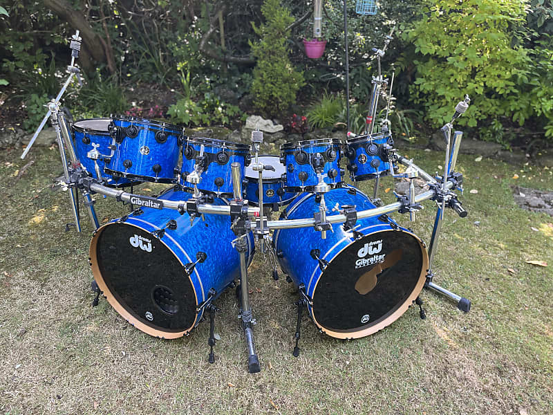 DW Collector's Series Drum Set Keller shells 1999 rack Reverb