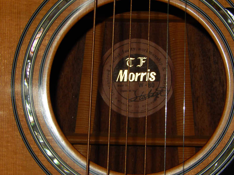 MADE IN JAPAN 1978 - MORRIS W80 - ABSOLUTELY TERRIFIC - MARTIN D45 STYLE -  ACOUSTIC GUITAR