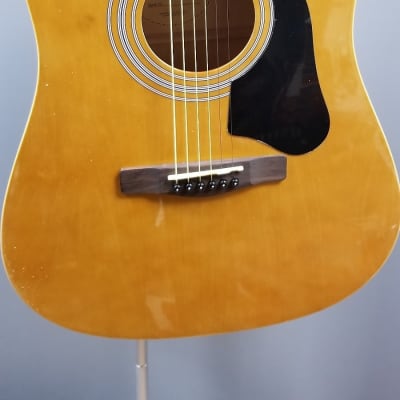 Silvertone Acoustic SD2000 Natural Guitar With Free Gig Bag image 2