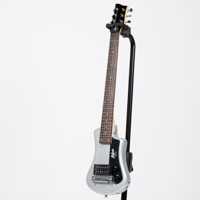Hofner Shorty Electric Guitar - Metallic Dark Green image 2