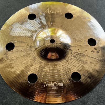 (MINT) Aisen 12” Traditional Ozone Splash Cymbal - Brilliant image 1