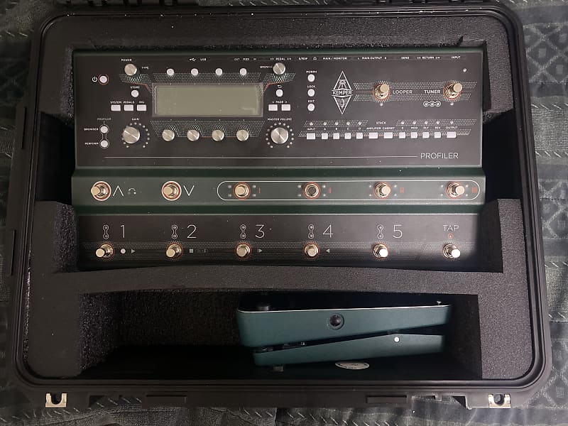 KEMPER STAGE & エクスプレッションペダル & ケース