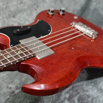 Gibson EB-0 SG 4 String Short Scale Bass Vintage 1964 Cherry Red w Hardshell Case & FAST Shipping image 8