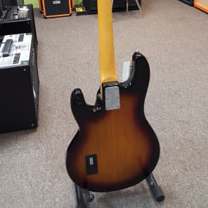 Sterling by MusicMan Ray34CA Classic Active 4-string Bass Guitar 3-Tone Sunburst with gig bag image 7