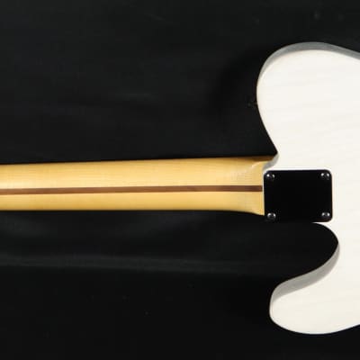 All Music Inc Custom Collection Ash Tele White Electric Guitar Warmoth Neck image 4