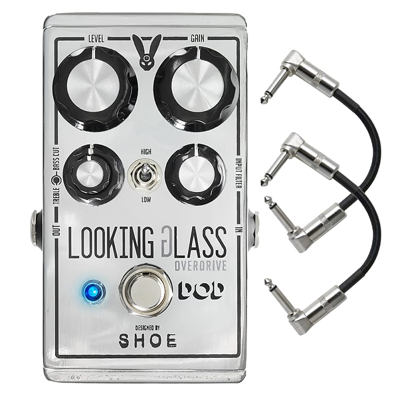 DigiTech DOD Looking Glass Overdrive Guitar Effects Pedal with Patch Cables image 1
