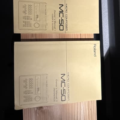 Manual for Roland MC-50 MicroComposer 1990 - 1992 - Black