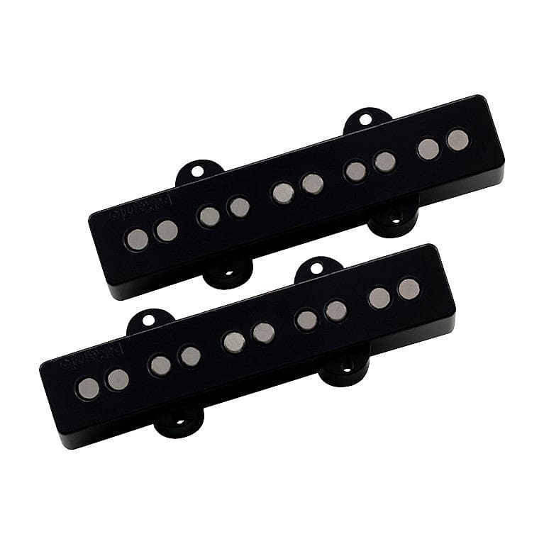 DiMarzio Ultra Jazz 5 String Jazz Bass® Pickup Set - Black Covers