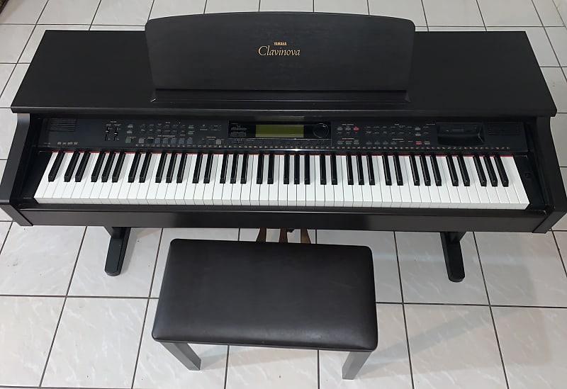 Yamaha  Clavinova and Bench CVP-92 Brown Digital Piano image 1