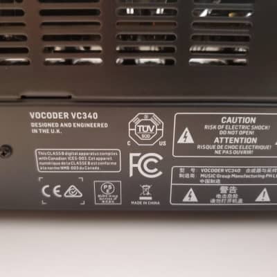 Behringer Vocoder VC340 2019 - Present - Black image 15