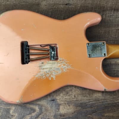 MyDream Stratocaster Custom Built - Relic Shell Pink Hepcat '69 image 3