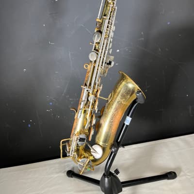 Vintage Buescher S-33 Alto Sax from 1960s original Brass image 1