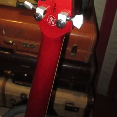 1991 Fender Heartfield Elan II Red w/ Original Hardshell Case image 4