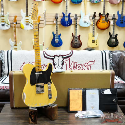 Fender Custom Shop Limited Edition 70th Anniversary Broadcaster (Telecaster) Relic Nocaster Blonde 7.50 LBS image 6