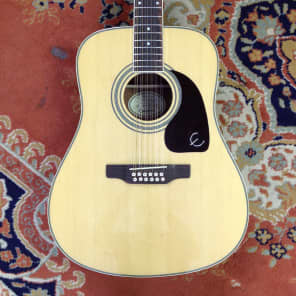 Epiphone DR-212 NAT 12-string Acoustic Guitar Natural image 2