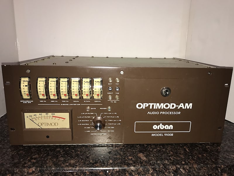 格安激安Orban OPTIMOD-AM 9100B　オーバン　オルバン　6バンド分割オーディオプロセッサー コンプレッサー