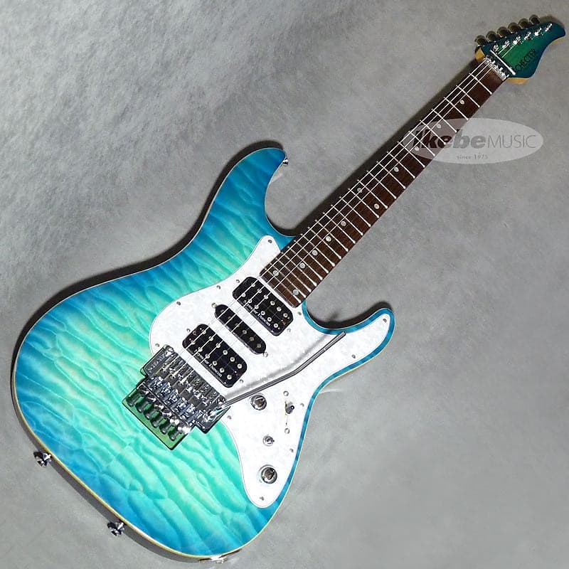 SCHECTER SD-2-24-AS (Aqua Blue/R) /Used | Reverb