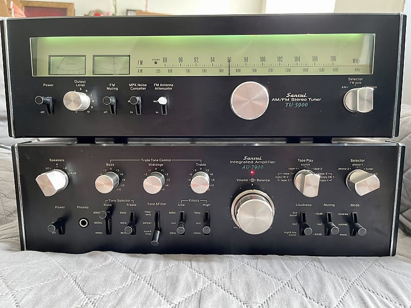 SANSUI サンスイ AM FM ステレオ チューナー TU-7900 - アンプ