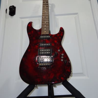 1990 Tom Anderson Pro Am Custom Red Bowling Ball Electric Guitar strat for sale