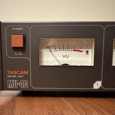 TASCAM MU-40 VU Meter Unit (1983) - Rare, New In Box | Reverb