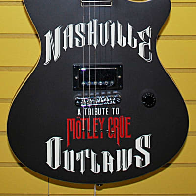 Near Mint Cond. 2014 Schecter Diamond Series Nashville Outlaws Motley Crue Commemorative Electric Guitar w Non-Orig Gig Bag for sale