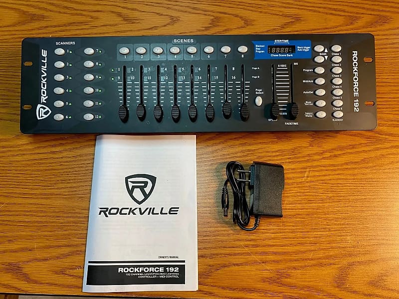 Rockville Rockforce 192 DMX Lighting Controller Reverb
