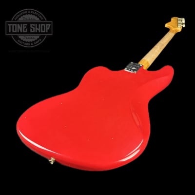 Mint Fender Custom Shop Limited Edition Bass VI Journeyman Relic Aged Dakota Red w/case image 6