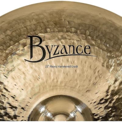 Meinl Byzance Brilliant B22HHC-B 22"Heavy Hammered Crash Cymbal (w/ Video Demo) image 5