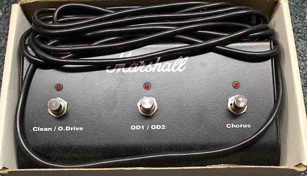 Marshall PED803 3-Button Footswitch with LEDs image 1