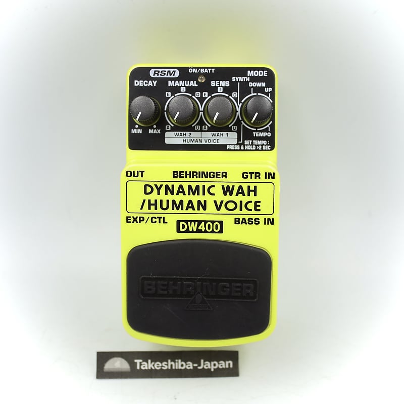 Behringer DW400 Dynamic Wah / Human Voice Guitar Effect