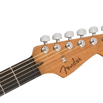 Fender American Acoustasonic Stratocaster Acoustic Guitar - Dakota Red image 5