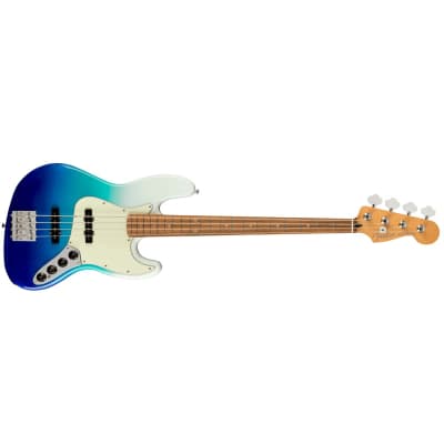 Fender Player Plus Jazz Bass Guitar PF Belair Blue - MIM 0147373330 image 1