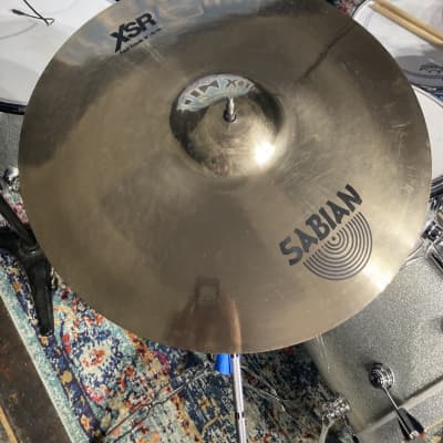 Russ McKinnon's (Barry Manilow, Tower of Power) Sabian 18" XSR Fast Crash Cymbal 1382g 1999 image 3