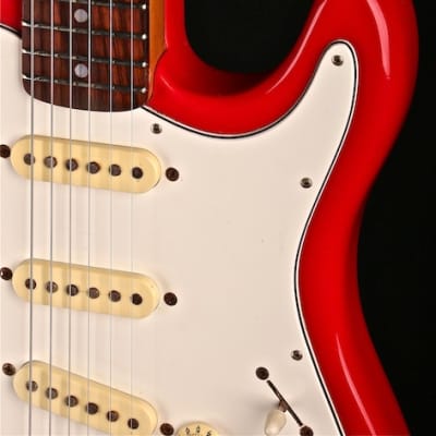 Memphis  c. 1980's Stratocaster  c. 1980's Fiesta Red image 7
