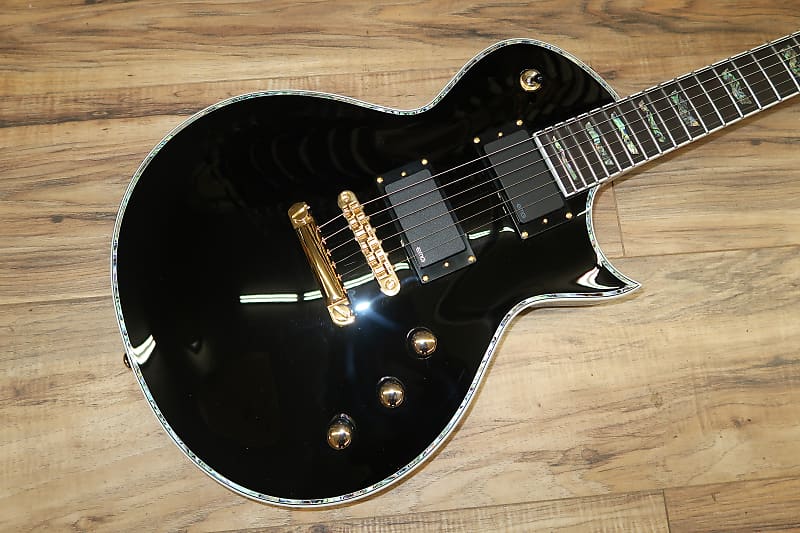 新作超歓迎ESP LTD EC-1000 BLK Black / Deluxe Series（限定モデル） / Eclipse LP Type /レスポール エレキギター ESP