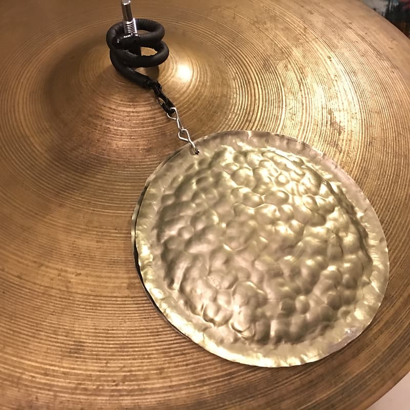 Upcycled Percussion - "Rattle Snake" + Trash Medallion - Cymbal Effects Stack image 1