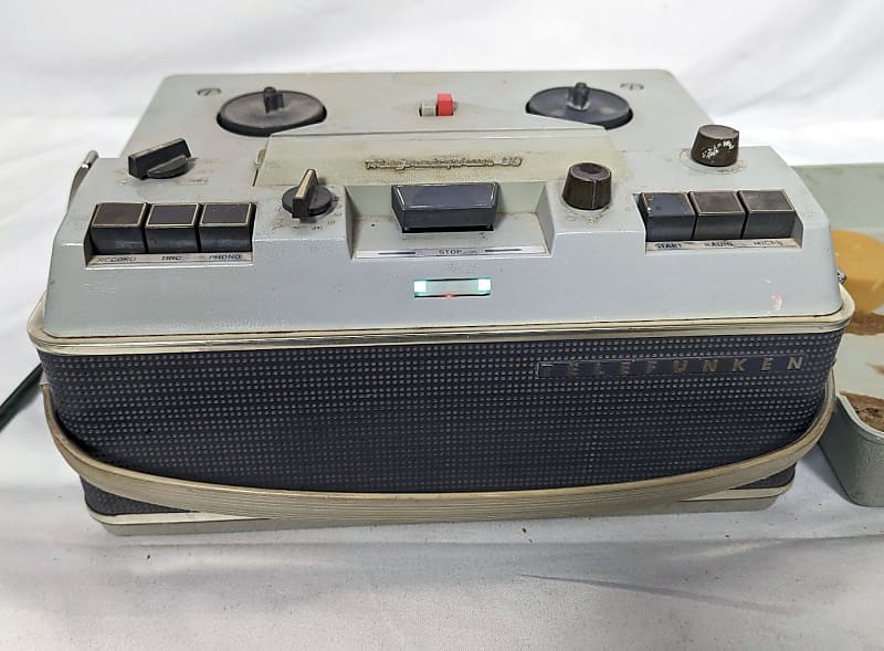 Rare Vintage Telefunken Magnetophon 96 Mono Tape Deck Recorder / Player