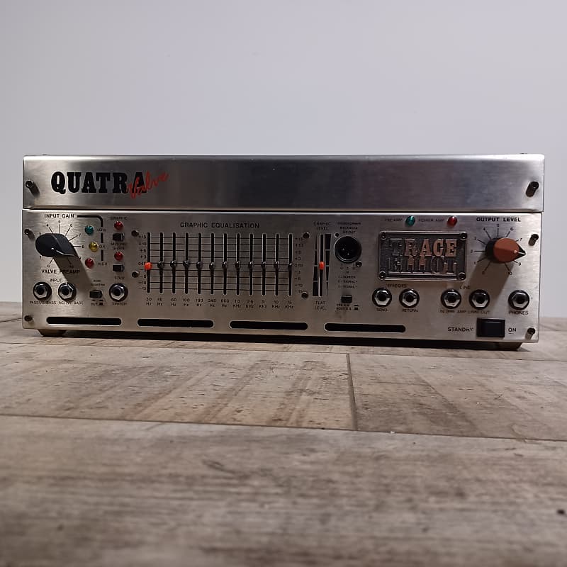 人気高品質TRACE ELLIOT QUATRA VALVE Bass amp head トレースエリオット　クワトロ　真空管ベースアンプ ヘッドアンプ