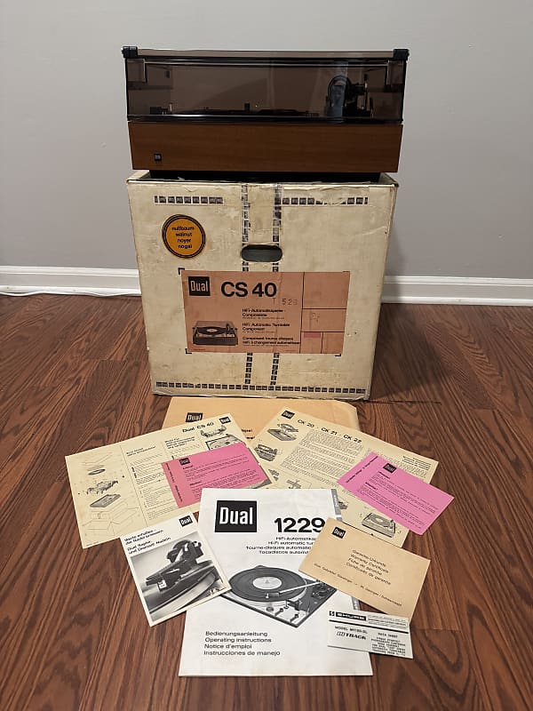 Vintage Dual 1229 With Original Box  			