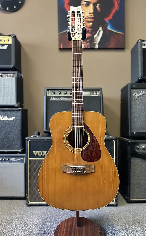 Yamaha FG-260 12-String Jumbo Dreadnought Natural | Reverb