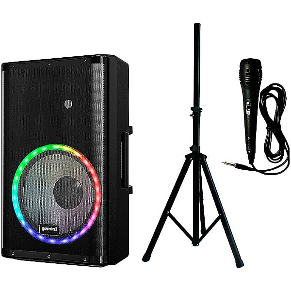 Gemini PA15L MKIII Pack 2,000W 15" Professional PA Speaker Reverb