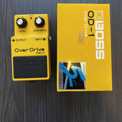 BOSS OD-1 Overdrive 1982 Vintage Guitar Pedal W/Box Made in