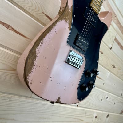 Friedman Vintage T Shell Pink P90 and Hum Heavy Age NEW #2458 image 6
